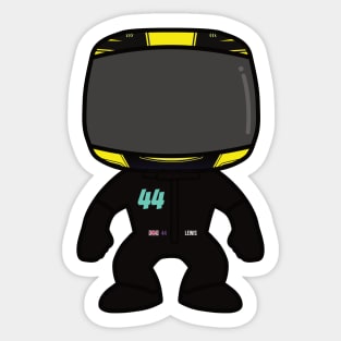 Lewis Hamilton Custom Bobblehead - 2022 Season Yellow Helmet Sticker